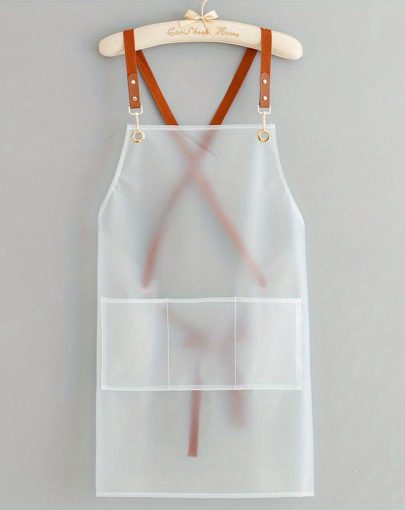 1u002F 2pcs High Quality and Transparent Apron for Hair Stylists, Barbers, Housewives, and Chefs - One Size Fits Most
