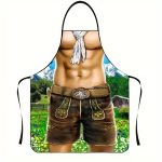 A Creative And Funny Prank for a Year-End Party Featuring a Quirky And Playful Sleeveless Apron
